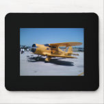 Gelber Doppeldecker Mousepad