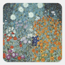 Gelber Land-Garten, Blumen Claudes Monet Sticker