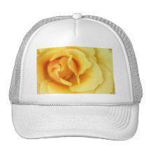 Gelber Rosen-Blüten-Baseball-Hut Truckermützen