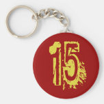 GELBER SCHMUTZ NR. 15 SCHLÜSSELBAND