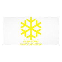 gelber schnee Ikone Bild Karte