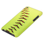 Gelber Softballball iPod Touch Hülle