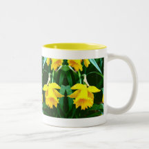 'Gelbes Daffodil Kaffee Tasse