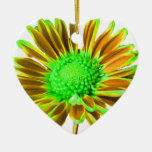 Gelbes Gänseblümchen Weihnachtsbaum Ornament