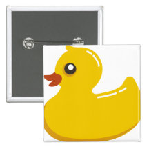 Gelbes GummiDuckie Anstecknadelbutton