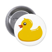 Gelbes GummiDuckie Buttons