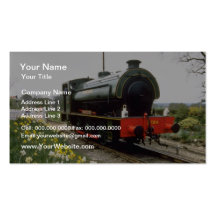 gelbes Kent u. Ostsussex-Eisenbahn, Tenterden, Ken Visitenkarten Vorlage