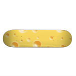 Gelbes Schweizer Käse-Beschaffenheits-Skateboard Individuelle Skateboards