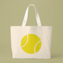 Gelbes Tennisball-Symbol taschen