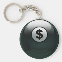 Geld-Ball Schlüsselanhänger