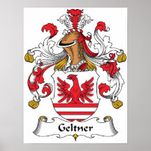 Geltner Family Crest Poster