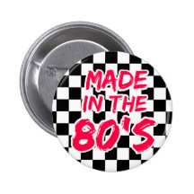 Gemacht im 80er button