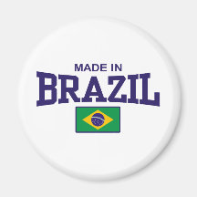 Gemacht in Brasilien Kühlschrankmagnet