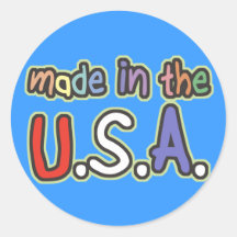 Gemacht in den USA Aufkleber