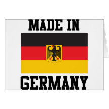 Gemacht in Deutschland Karte