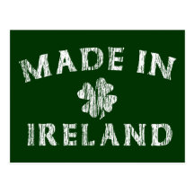 Gemacht in Irland Postkarte