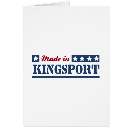 Gemacht in Kingsport Karte