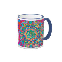 Gemalte Blumen-Becher Tee Tassen