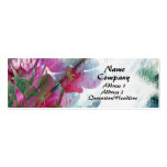 Gemalte kleine mit BlumenVisitenkarten