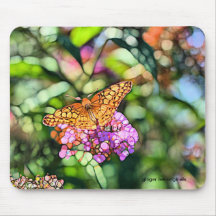 Gemalter Schmetterling Mousepad