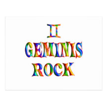 Geminis Felsen Postkarte