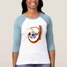 Gemischtes Fußballlogo Deutschlands Alternative Shirt