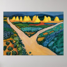 Gemüse fängt (1911) bis August Macke auf Plakat