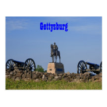 Gen. Meade an Gettysburg-Postkarte