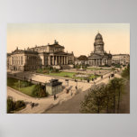 Gendarmenmarkt, Berlin, Deutschland Plakatdruck