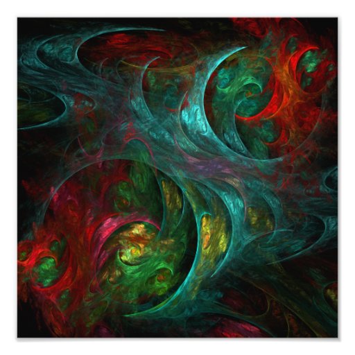 Genese-abstrakter Kunst-Foto-Druck