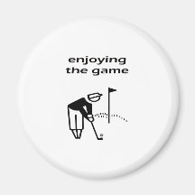 Genießen des The Game-Golf-Entwurfs Magnete