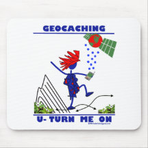 Geocaching U schalten mich ein Mousepads