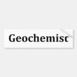 Geochemist Autosticker