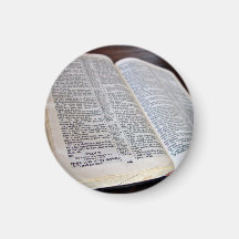 Geöffnete Bibel Kühlschrankmagnet