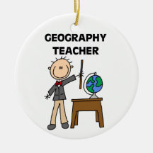 Geografie-Lehrer Ornamente