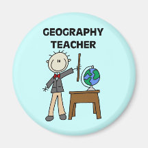 GEOGRAFIE-LEHRER T-Shirts und Geschenke Magnete
