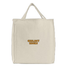 Geologie-Felsen gestickte Tasche