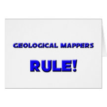 Geologische Kartograph-Regel! Grußkarten