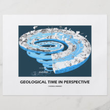 Geologische Zeit in der Perspektive (geologisches  Flyer