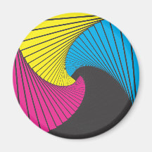 Geometrics #1 CmyK Magnete