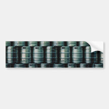 Geometrische Bierfässer, Tschechische Republik Autoaufkleber