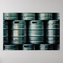 Geometrische Bierfässer, Tschechische Republik Plakatdrucke