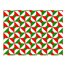Geometrische Muster Postkarte