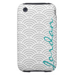 Geometrischer Kurve iPhone 3 Fall iPhone 3 Tough Etuis
