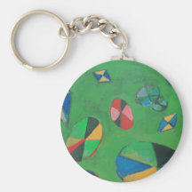 Geometrischer Lotus-Teich (geometrischer Expressio Schlüsselanhänger