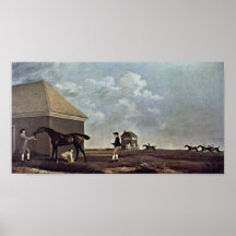George Stubbs - Gimcrack mit einem Bräutigam Plakatdrucke