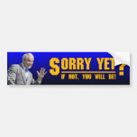 George W: Traurig schon? Autosticker