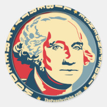 George Washington - Revolution: OHP Aufkleber