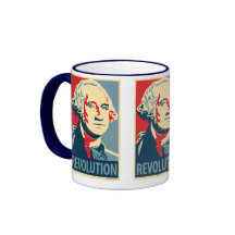 George Washington - Revolution: OHP Becher Kaffee Haferl