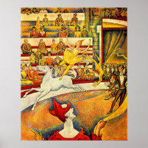 Georges Seurat-Zirkus Plakat